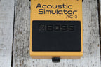 Boss AC-3 Acoustic Simulator Effect Pedal Electric Guitar Modeling Effects Pedal