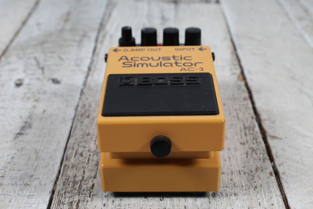 Boss AC-3 Acoustic Simulator Effect Pedal Electric Guitar Modeling Effects Pedal