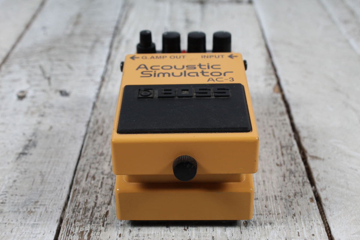 Boss AC-3 Acoustic Simulator Effect Pedal Electric Guitar Modeling Effects Pedal