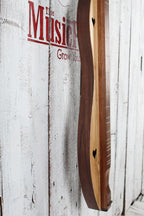 McSpadden 4 String Flathead Hourglass Spalted Sycamore Dulcimer with Gig Bag