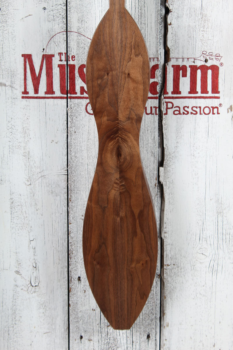 McSpadden 4 String Flathead Hourglass Spalted Sycamore Dulcimer with Gig Bag