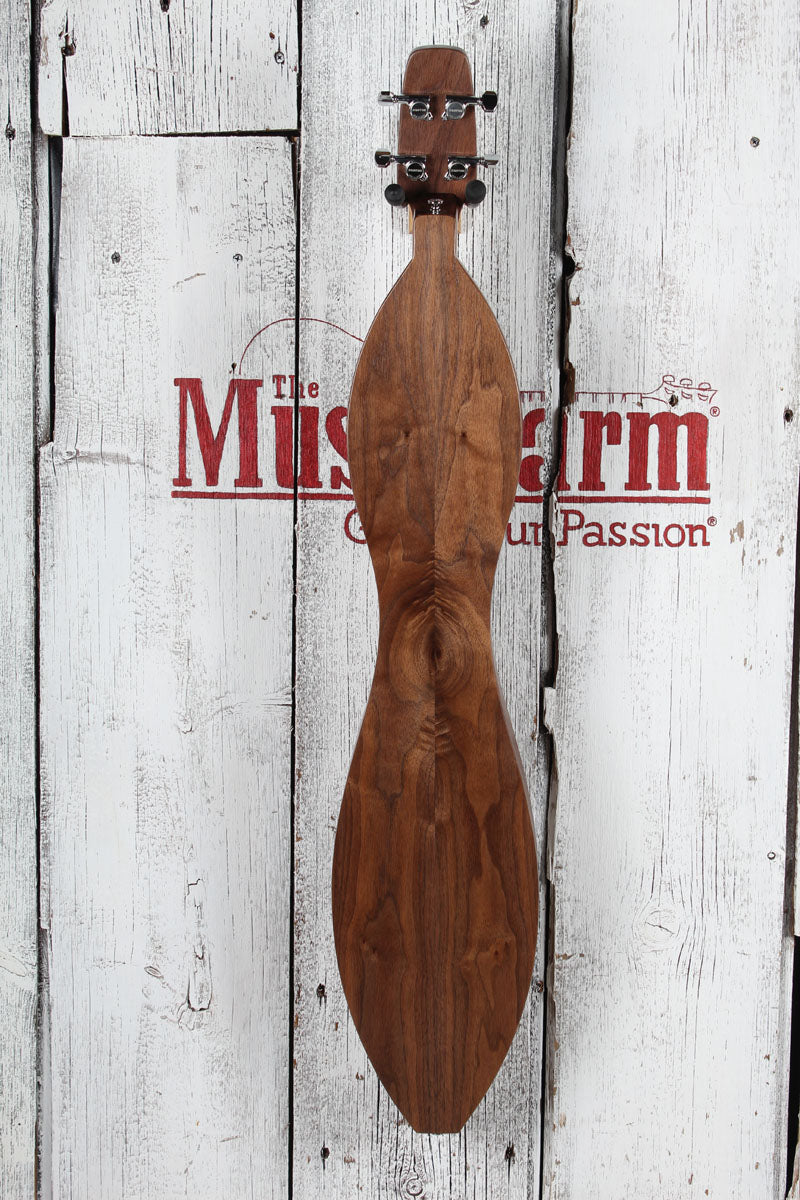 McSpadden 4 String Flathead Hourglass Spalted Sycamore Dulcimer with Gig Bag