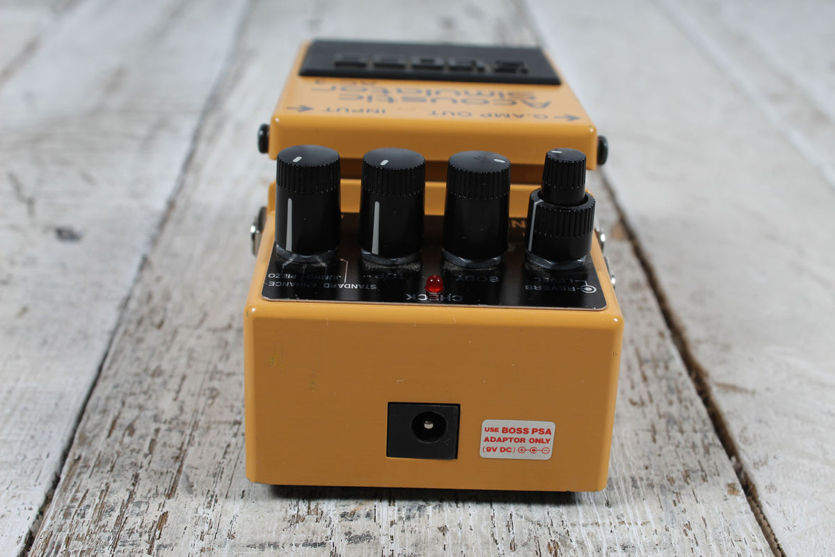 Boss AC-3 Acoustic Simulator Effect Pedal Electric Guitar Modeling Effects Pedal