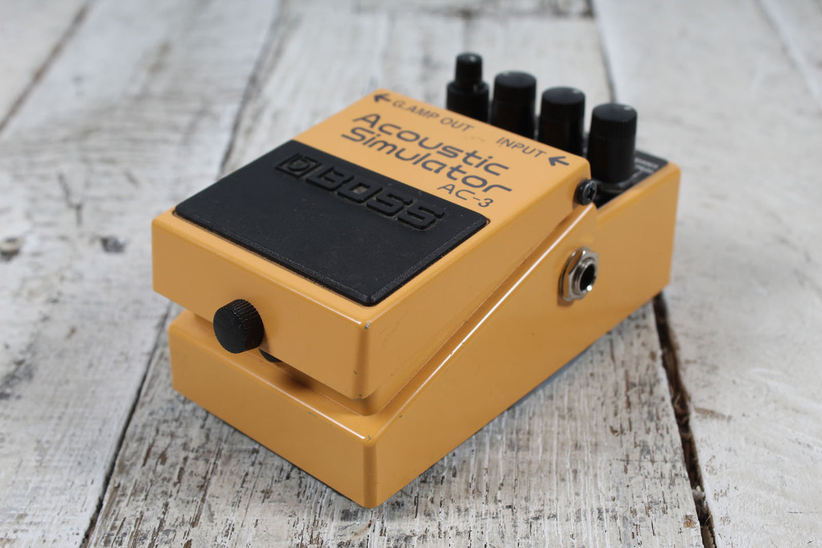 Boss AC-3 Acoustic Simulator Effect Pedal Electric Guitar Modeling Effects Pedal