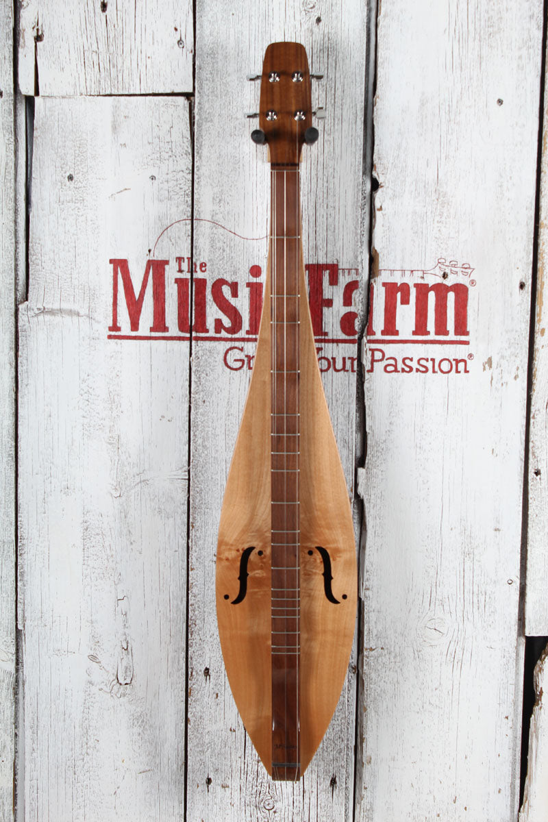 McSpadden Standard Dulcimer 4 String Flathead Teardrop Dulcimer with Gig Bag