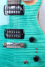 Load image into Gallery viewer, PRS SE Paul&#39;s Guitar Electric Guitar Flame Maple Top Turquoise Finish w Gig Bag