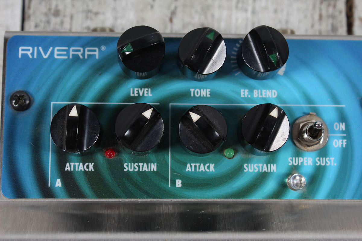 Rivera Sustain Shaman Dual Channel Compressor Electric Guitar Effects Pedal