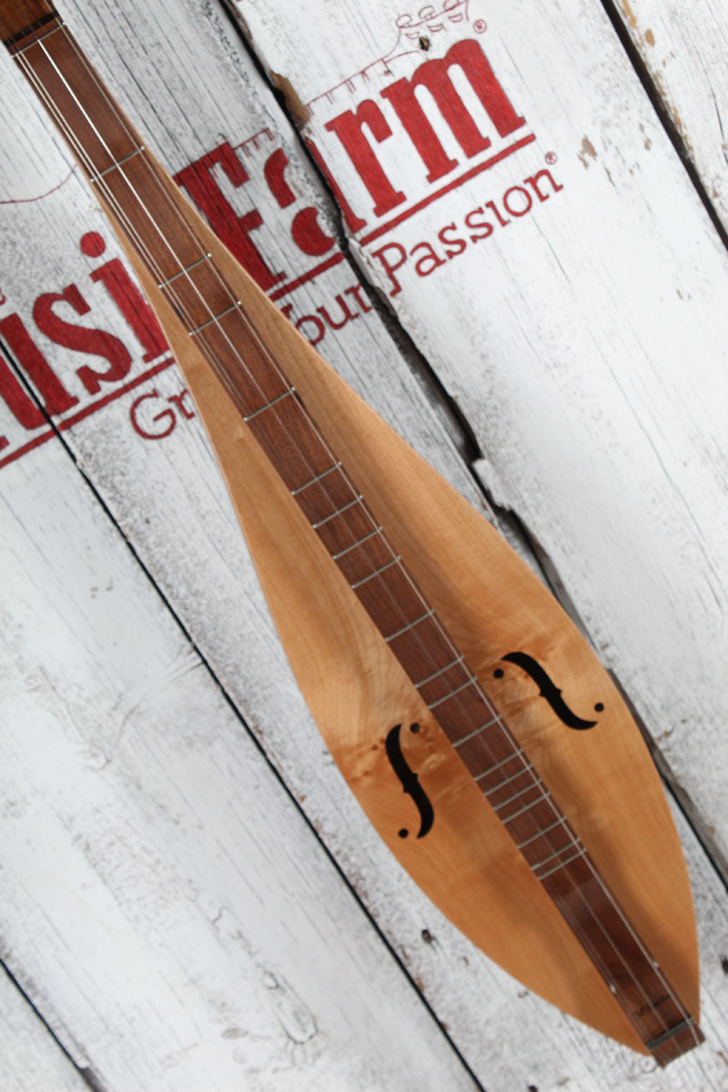 McSpadden Standard Dulcimer 4 String Flathead Teardrop Dulcimer with Gig Bag