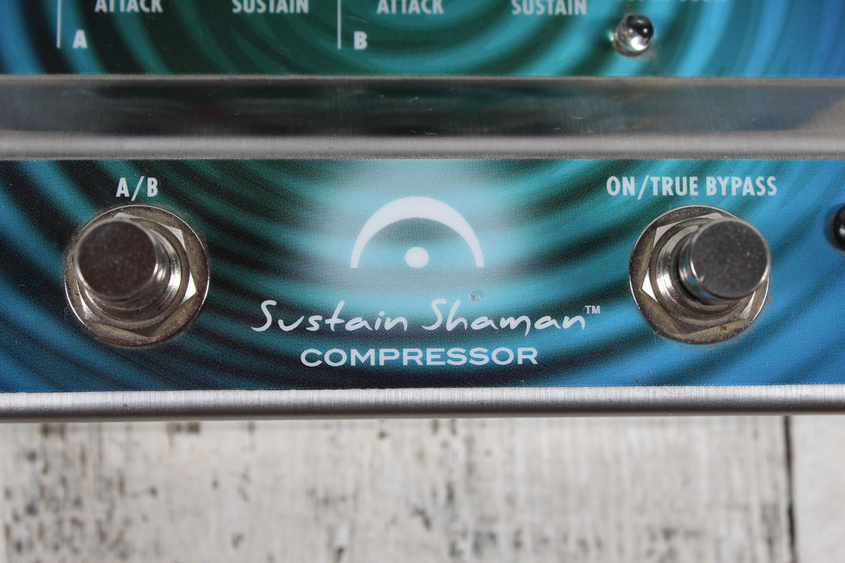 Rivera Sustain Shaman Dual Channel Compressor Electric Guitar Effects Pedal