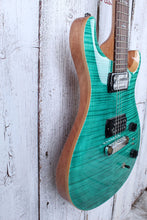 Load image into Gallery viewer, PRS SE Paul&#39;s Guitar Electric Guitar Flame Maple Top Turquoise Finish w Gig Bag