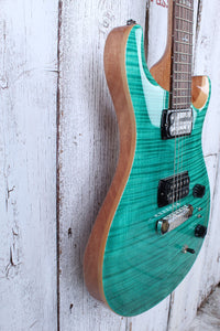 PRS SE Paul's Guitar Electric Guitar Flame Maple Top Turquoise Finish w Gig Bag