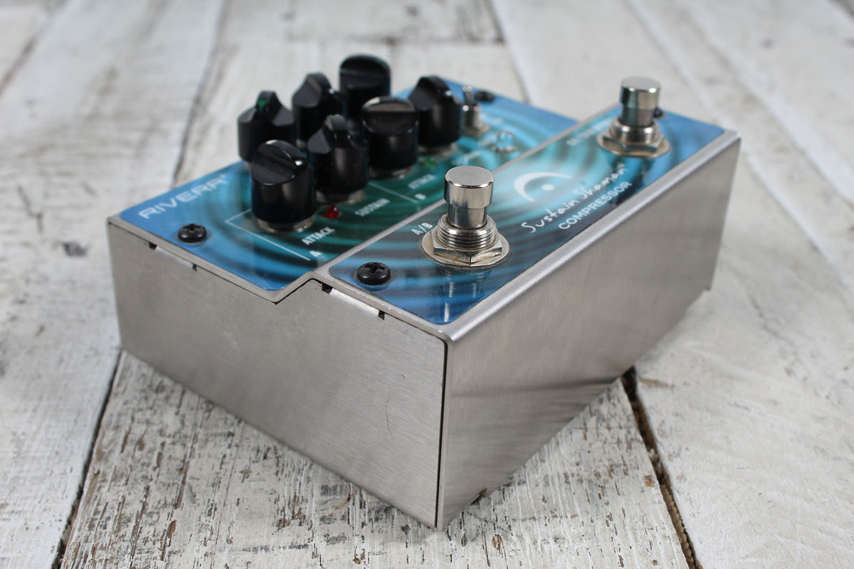 Rivera Sustain Shaman Dual Channel Compressor Electric Guitar Effects Pedal