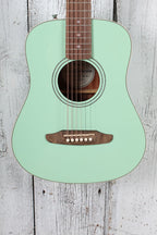 Fender California Standard Redondo Mini Acoustic Guitar Surf Green with Gig Bag