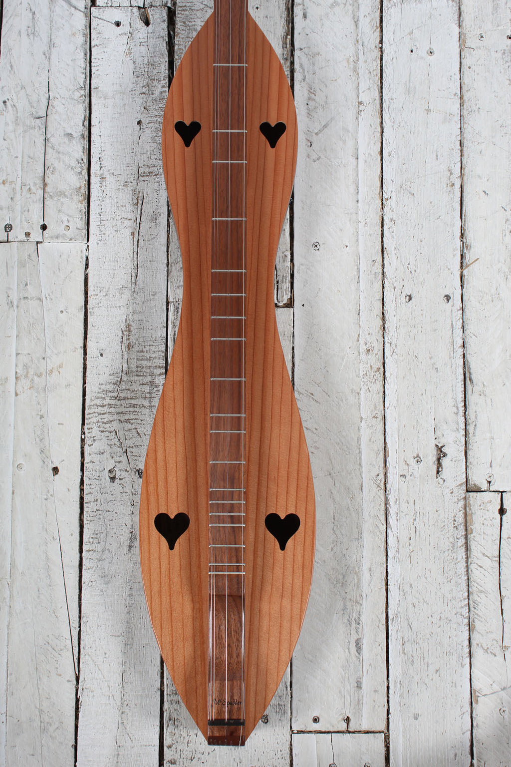 McSpadden Standard Dulcimer 4 String Flathead Hourglass Dulcimer with Gig Bag