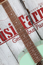 Fender California Standard Redondo Mini Acoustic Guitar Surf Green with Gig Bag