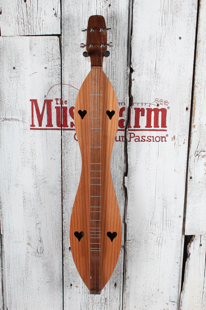 McSpadden Standard Dulcimer 4 String Flathead Hourglass Dulcimer with Gig Bag