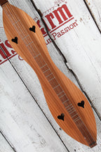McSpadden Standard Dulcimer 4 String Flathead Hourglass Dulcimer with Gig Bag
