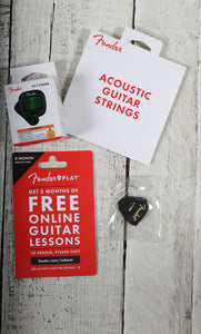 Fender California Standard Redondo Pack Acoustic Guitar with Gig Bag and Accessories