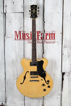 Giannini GSH-202 Double Cutaway Arch Top Semi Hollow Body Electric Guitar