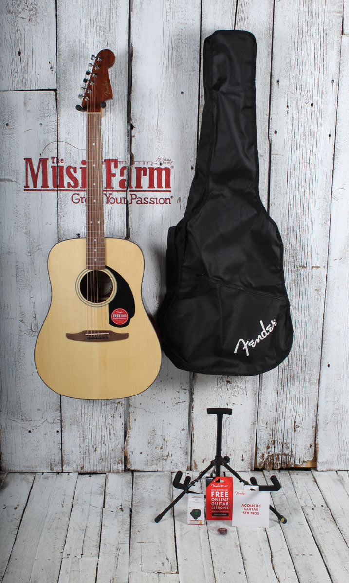 Fender California Standard Redondo Pack Acoustic Guitar with Gig Bag and Accessories