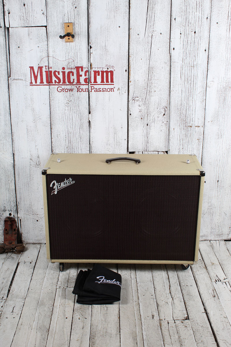 Fender Super-Sonic 60 212 Electric Guitar Speaker Cabinet Blonde with Cover Secondary image