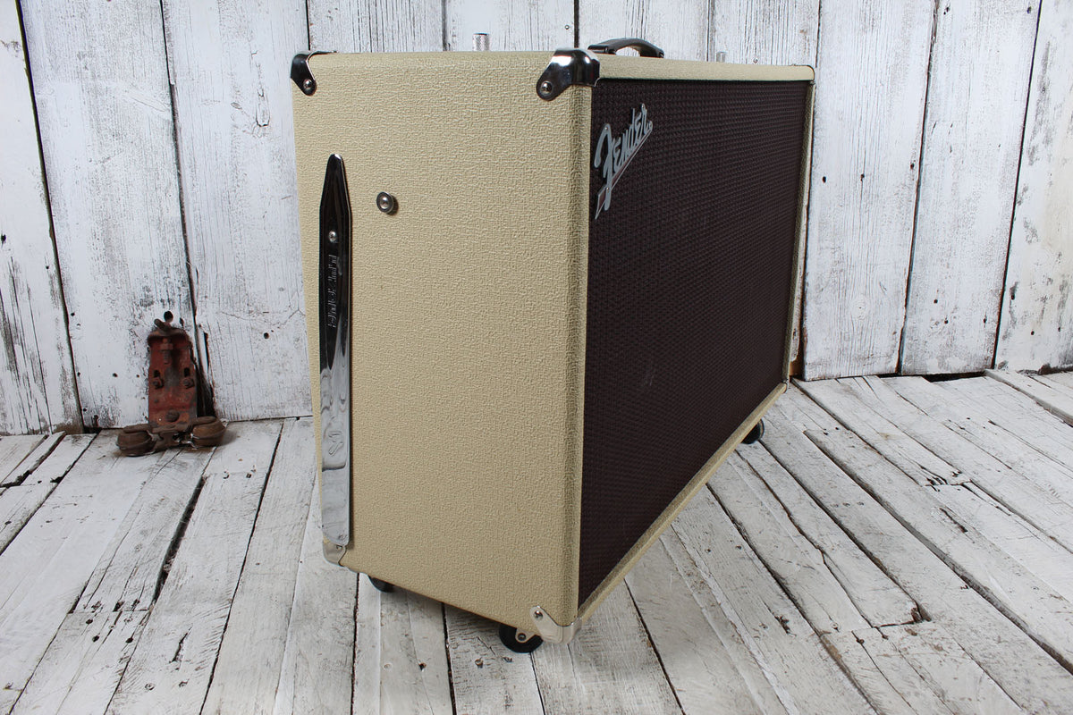 Fender Super-Sonic 60 212 Electric Guitar Speaker Cabinet Blonde with Cover
