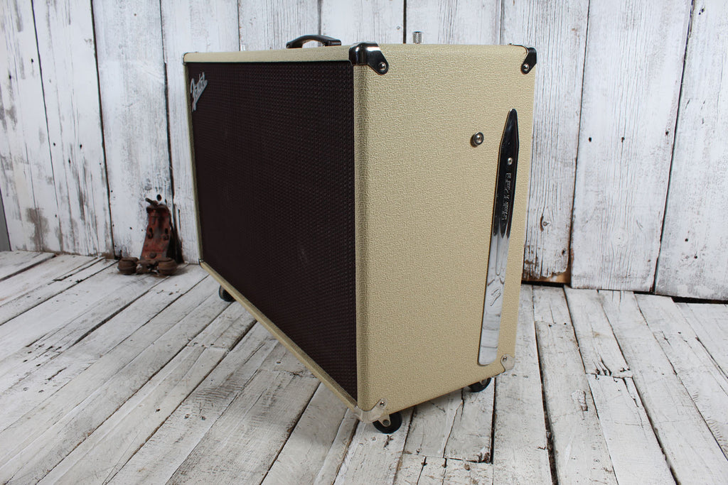 Fender Super-Sonic 60 212 Electric Guitar Speaker Cabinet Blonde with Cover