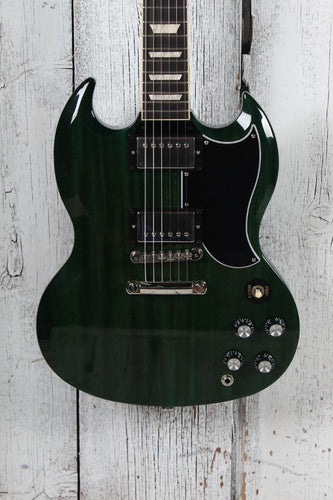 Gibson 2025 SG Standard '61 Electric Guitar Translucent Teal with Hardshell Case