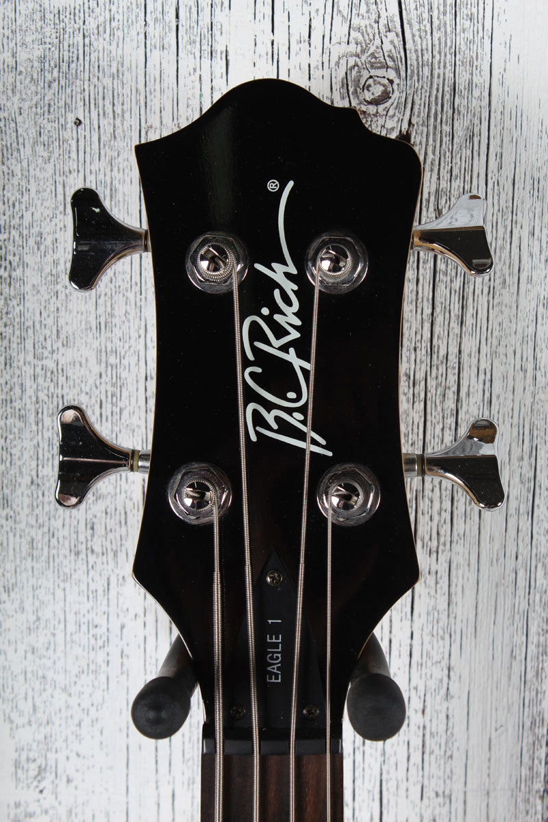 BC Rich Eagle 1 Bass 4 String Electric Bass Guitar with Gig Bag