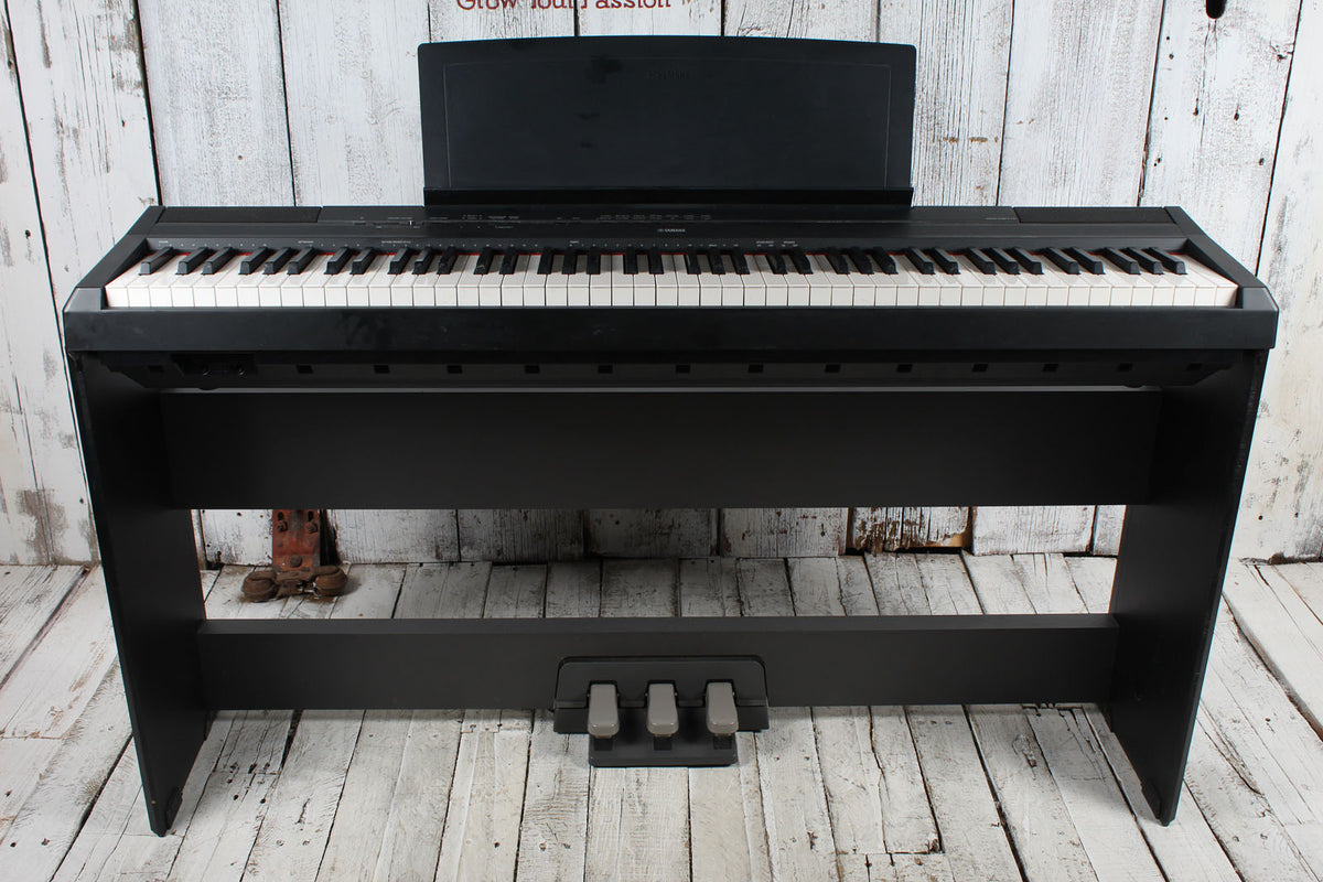 Yamaha P115B 88 Weighted Key Digital Piano with Stand and Power Supply