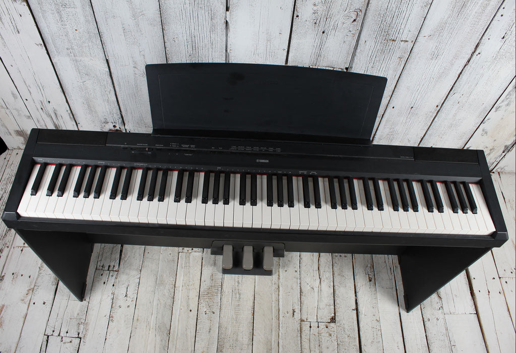 Yamaha P115B 88 Weighted Key Digital Piano with Stand and Power Supply