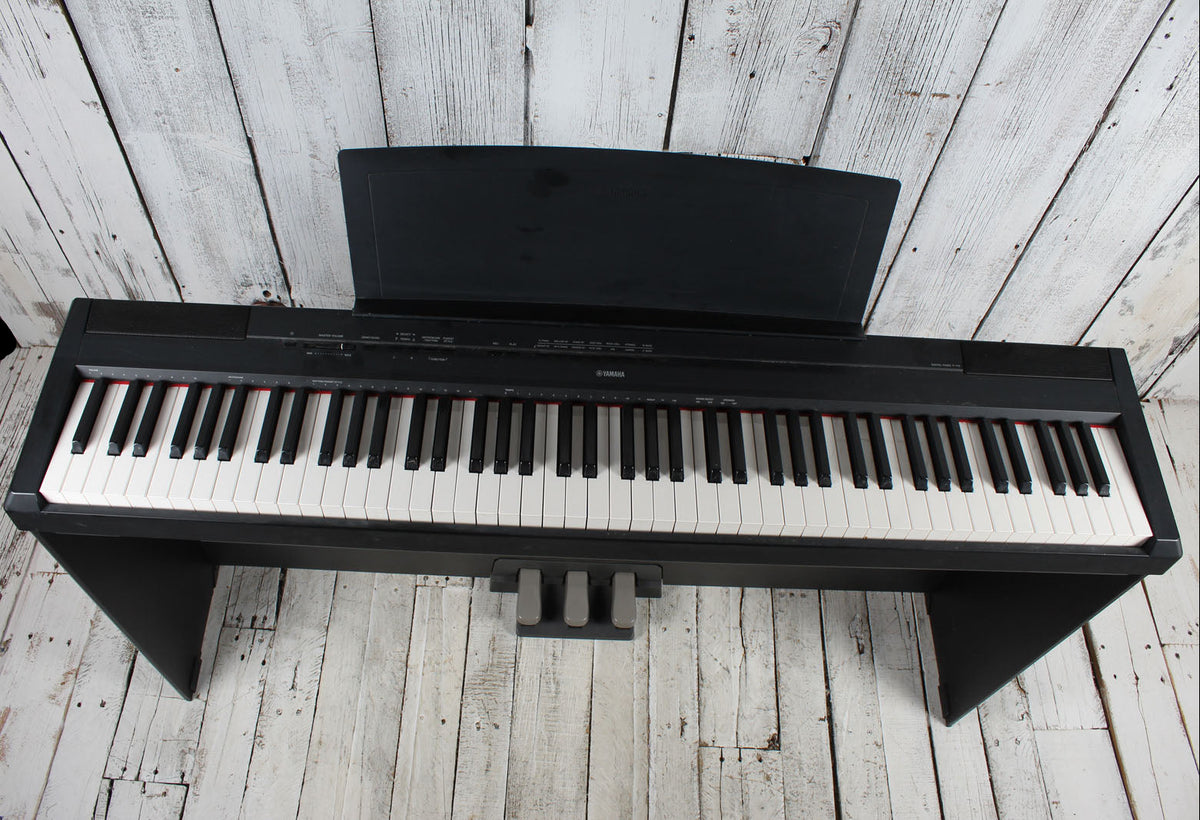 Yamaha P115B 88 Weighted Key Digital Piano with Stand and Power Supply