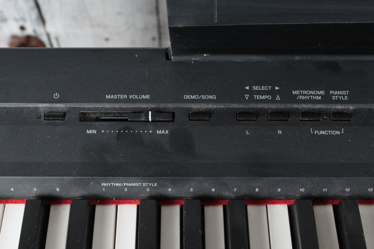 Yamaha P115B 88 Weighted Key Digital Piano with Stand and Power Supply