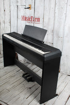 Yamaha P115B 88 Weighted Key Digital Piano with Stand and Power Supply