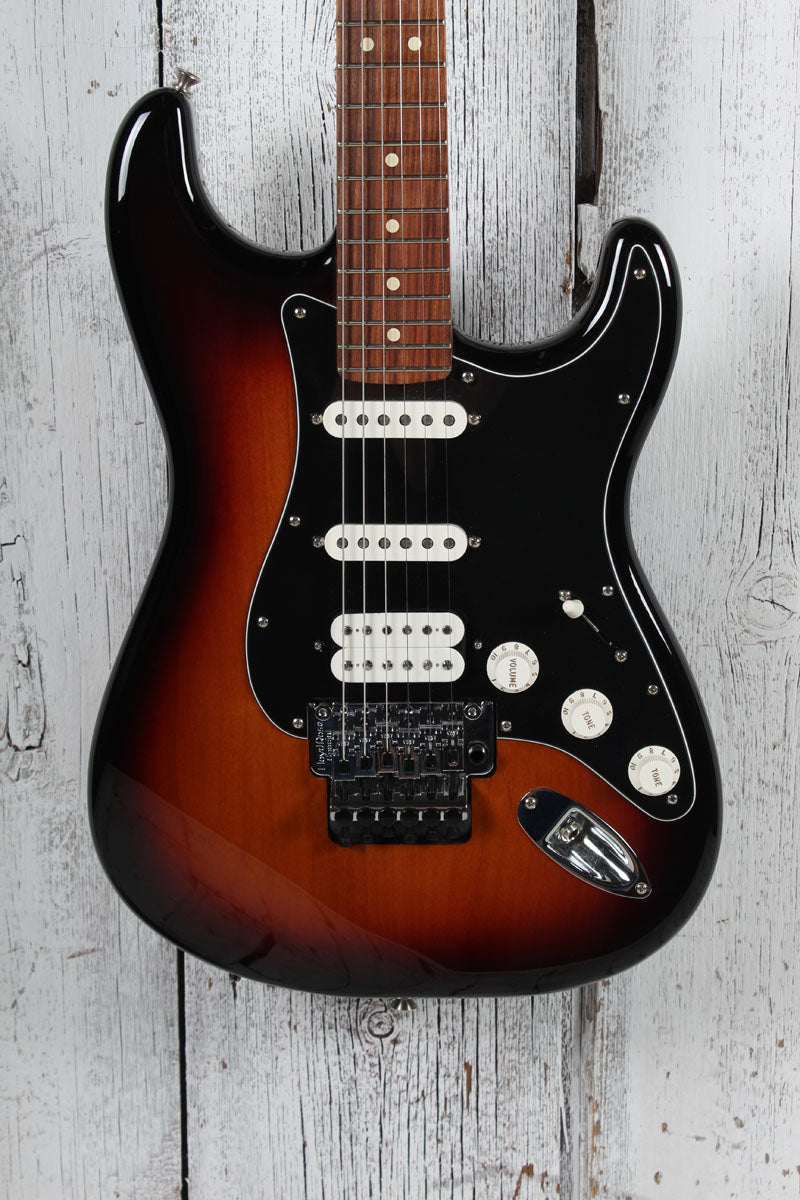 Fender 2020 Player Stratocaster HSS Floyd Rose Electric Guitar Sunburst w Case