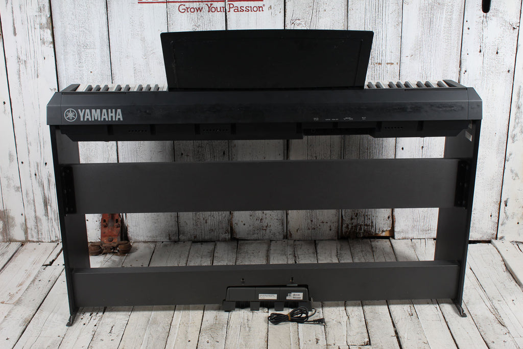 Yamaha P115B 88 Weighted Key Digital Piano with Stand and Power Supply