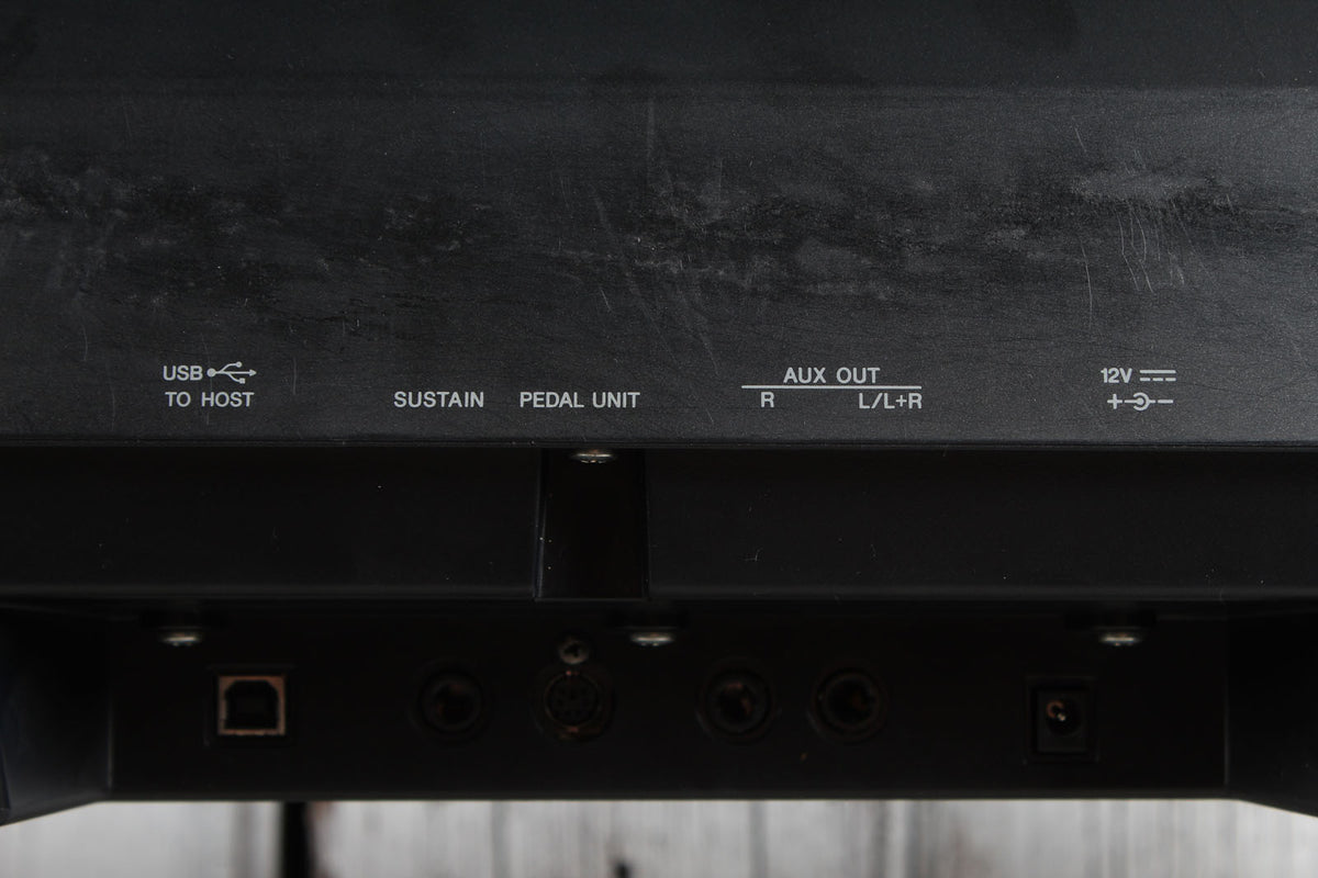 Yamaha P115B 88 Weighted Key Digital Piano with Stand and Power Supply