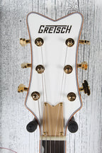 Gretsch Synchromatic Falcon Hollow Body Electric Guitar Snowcrest White w Case