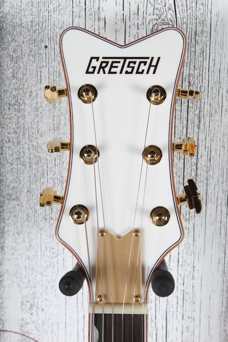 Gretsch Synchromatic Falcon Hollow Body Electric Guitar Snowcrest White w Case