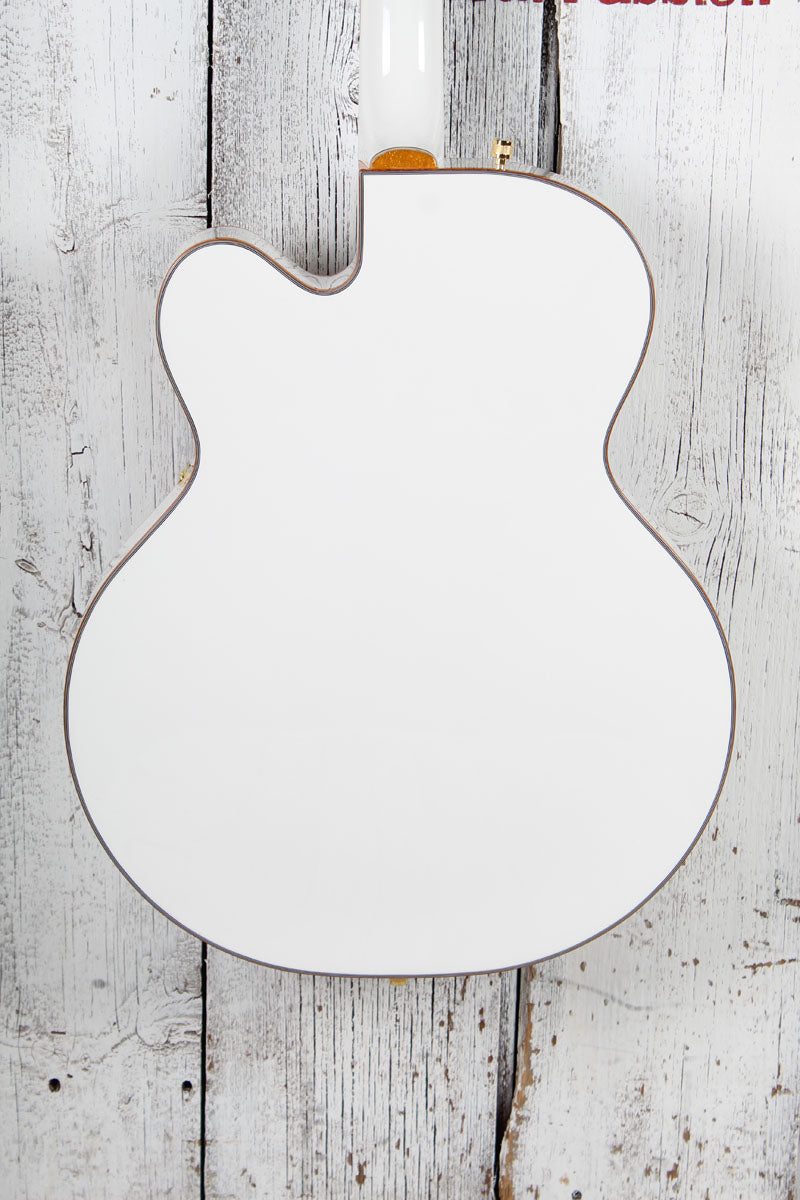 Gretsch Synchromatic Falcon Hollow Body Electric Guitar Snowcrest White w Case