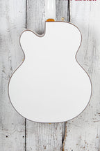 Gretsch Synchromatic Falcon Hollow Body Electric Guitar Snowcrest White w Case