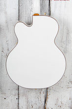 Load image into Gallery viewer, Gretsch Synchromatic Falcon Hollow Body Electric Guitar Snowcrest White w Case