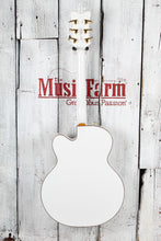 Load image into Gallery viewer, Gretsch Synchromatic Falcon Hollow Body Electric Guitar Snowcrest White w Case