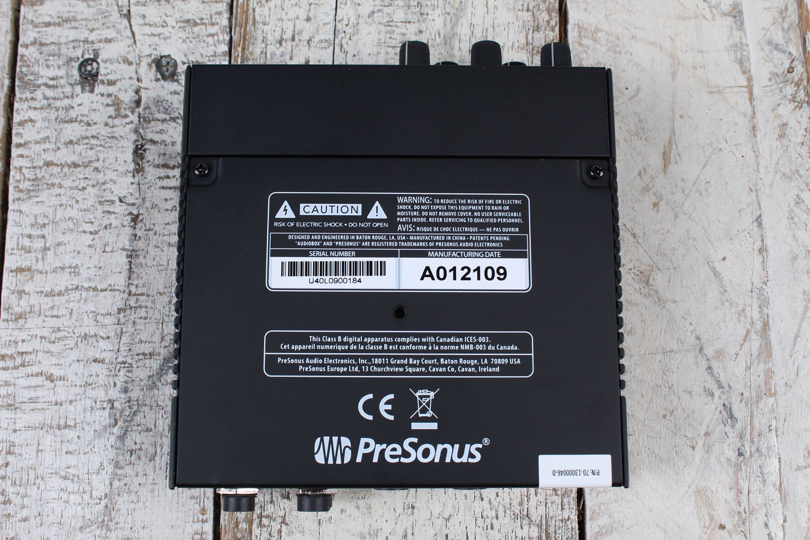 PreSonus AudioBox USB 96K Interface 25th Anniversary Edition Audio Interface