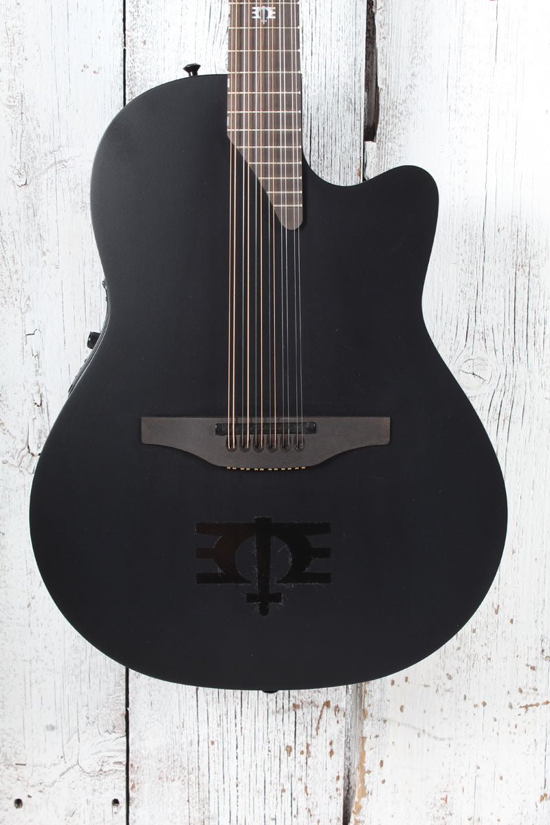 Ovation Adamas 1598-MEIII Melissa Etheridge Signature Mid Cutaway 12 String Acoustic Electric Guitar with Case