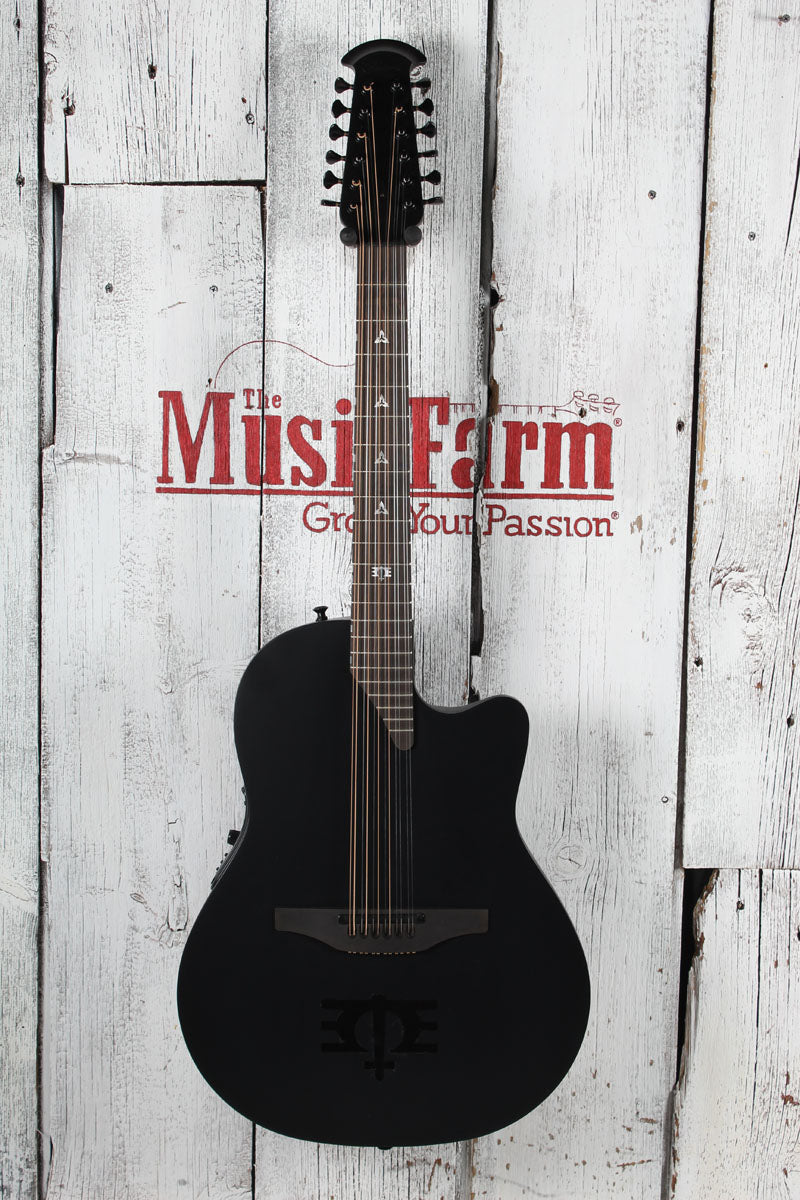 Ovation Adamas 1598-MEIII Melissa Etheridge Signature Mid Cutaway 12 String Acoustic Electric Guitar with Case