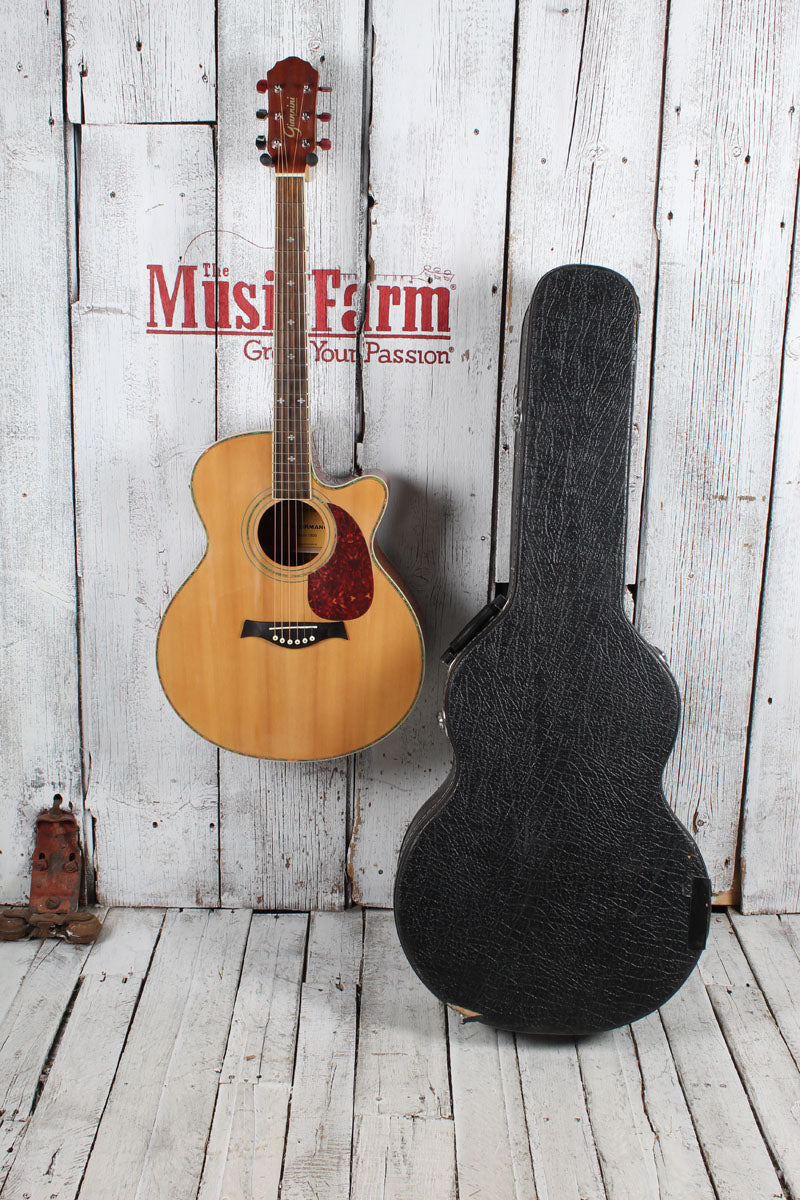 Giannini Performance Series GF-4 CEQ S Acoustic Electric Guitar with Hardshell Case