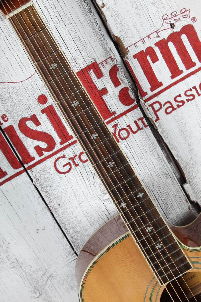 Giannini Performance Series GF-4 CEQ S Acoustic Electric Guitar with Hardshell Case