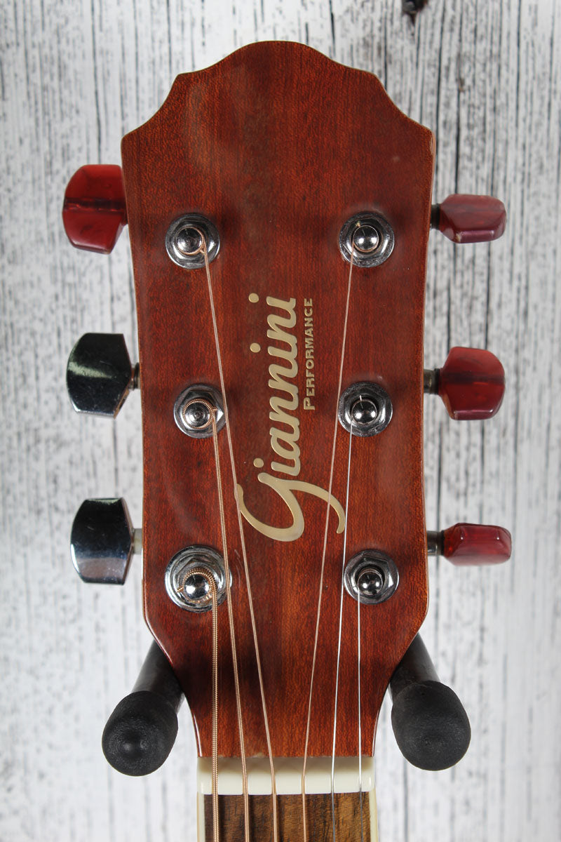 Giannini Performance Series GF-4 CEQ S Acoustic Electric Guitar with Hardshell Case