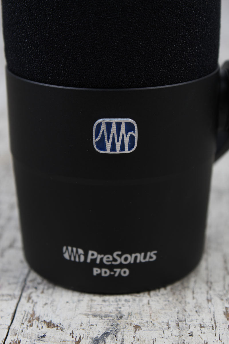 PreSonus PD-70 Dynamic Vocal Microphone Broadcast Podcasting & Live Streaming